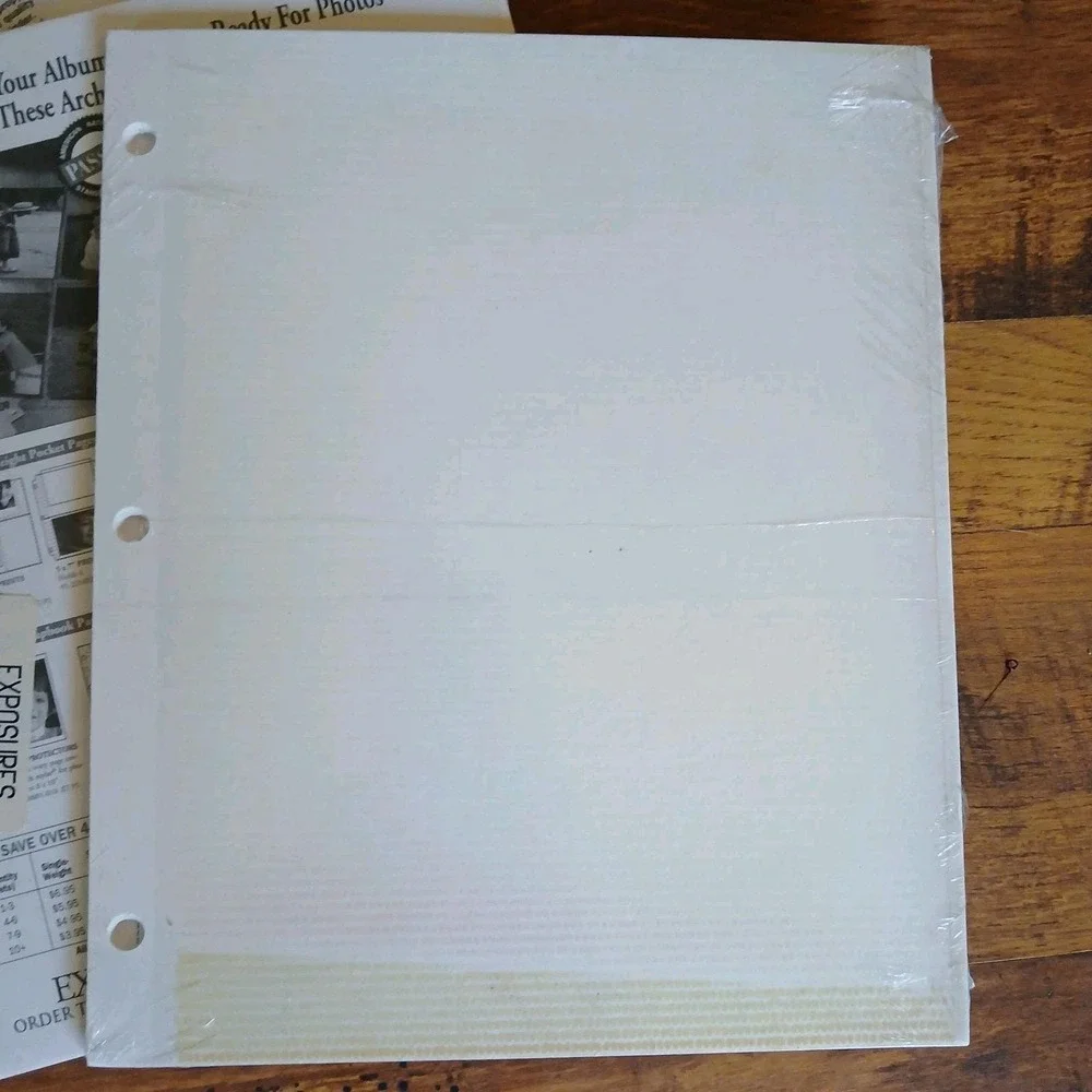 Vintage Exposures 3 Packs Magnetic Photo Album Pages Refills New Sealed NOS - Picture 7 of 9